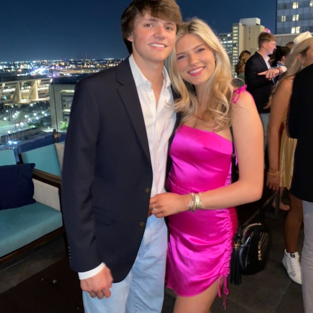 Amanda Uprichard Chiara Dress hot pink